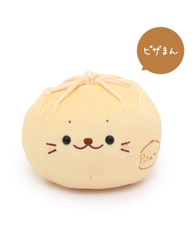 Mother garden しろたん ピザまん / ももまん マスコット ぬいぐるみ 【単品】 ピザまん