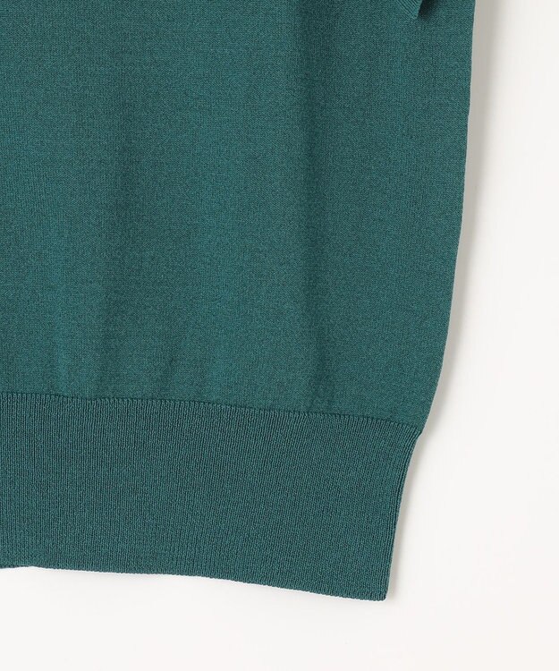 ANY SIS 【接触冷感】レイヤードスリーブ ニット グリーン