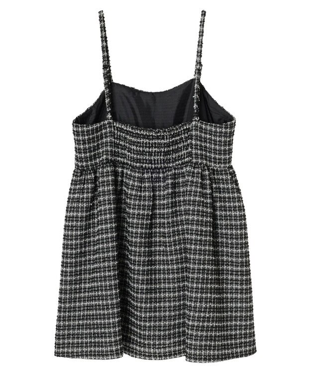 earth music&ecology ツイードキャミチュニック Black