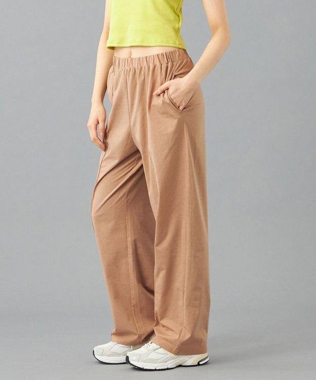 Chacott Chacott BALANCE EasyCare+ ストレートパンツ ベージュ