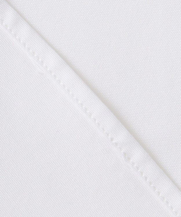 GOTAIRIKU 【形態安定】PREMIUMPLEATS_スナップダウン_通年ドレスシャツ（無地/織柄） 無地/ホワイト系