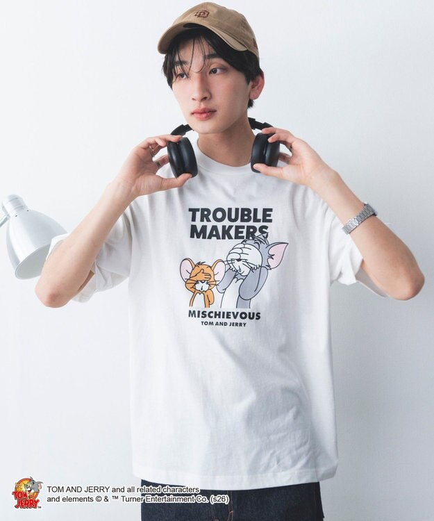 WEGO 【トムとジェリー/グレムリン/バットマン/ユニセックス着用ITEM/SMLサイズ展開】キャラクターズグラフィックT1（SS） 柄5