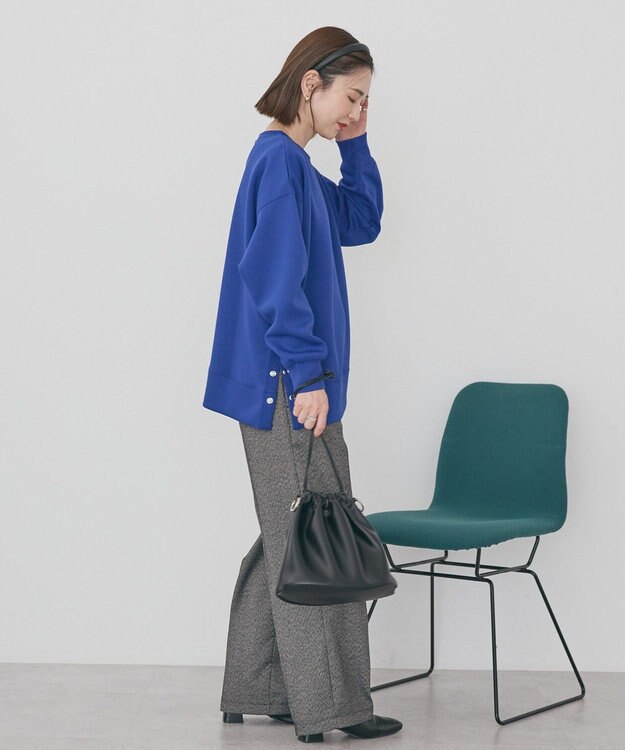 AMERICAN HOLIC サイドドットポンチプルオーバー Blue