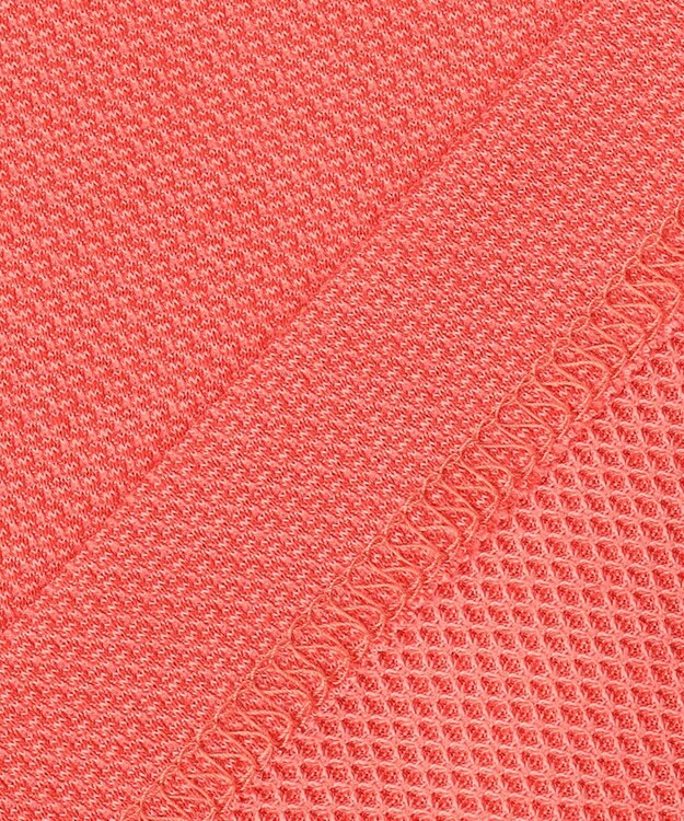 23区GOLF 【WOMEN】ハニカムライト鹿子 半そでポロシャツ ピンク系