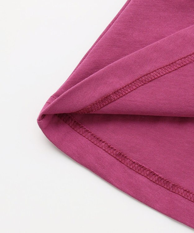 組曲 KIDS 【150-160㎝】マリンボーダー ワンピース ラズベリー