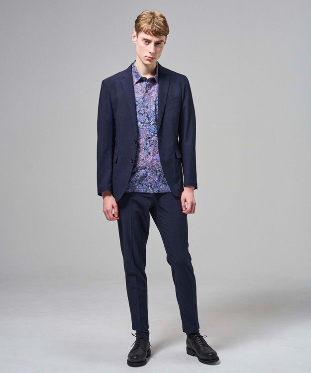 JOSEPH HOMME 【新柄】エスニカルプリント　半袖レギュラーカラーシャツ ライラック系5