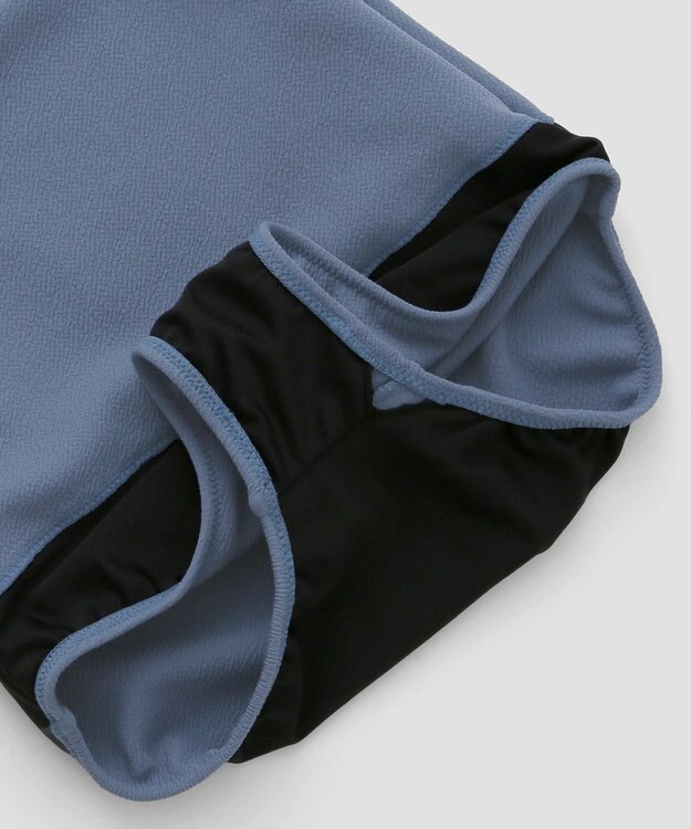 San-ai Resort（三愛水着楽園） 【San-ai Resort×PEACH JOHNコラボ】【ナイスバディ水着】パフスリーブワイヤービキニ　9M・11L　【San-ai Resort（サンアイリゾート）】 ブルー