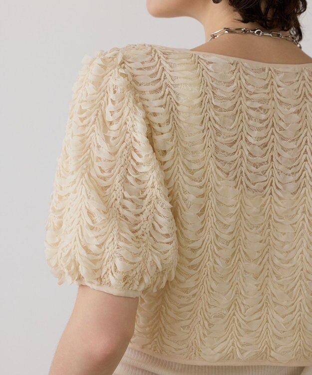 GRACE CONTINENTAL レーススカラトップ キナリ