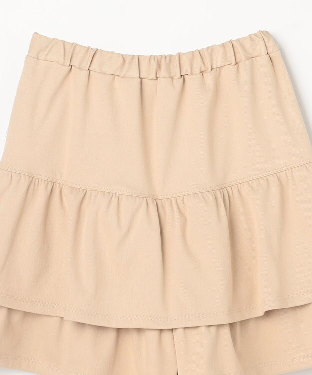組曲 KIDS 【150-160㎝】リボンティアード キュロット ベージュ