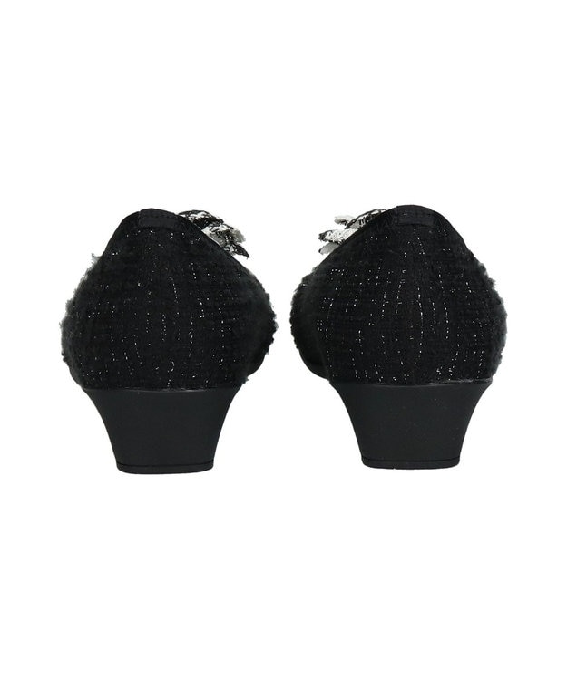 Bridget Birkin ＜3E＞【Bridget Birkin Walk】フラワーパールウォーキングパンプス ブラック