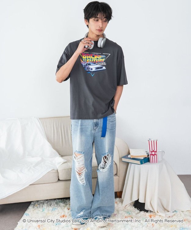 WEGO 【ミニオン / E.T. / バック・トゥ・ザ・フューチャー / デロリアン/ユニセックス着用ITEM/SMLサイズ展開】キャラクターズグラフィックT3（SS） 柄3