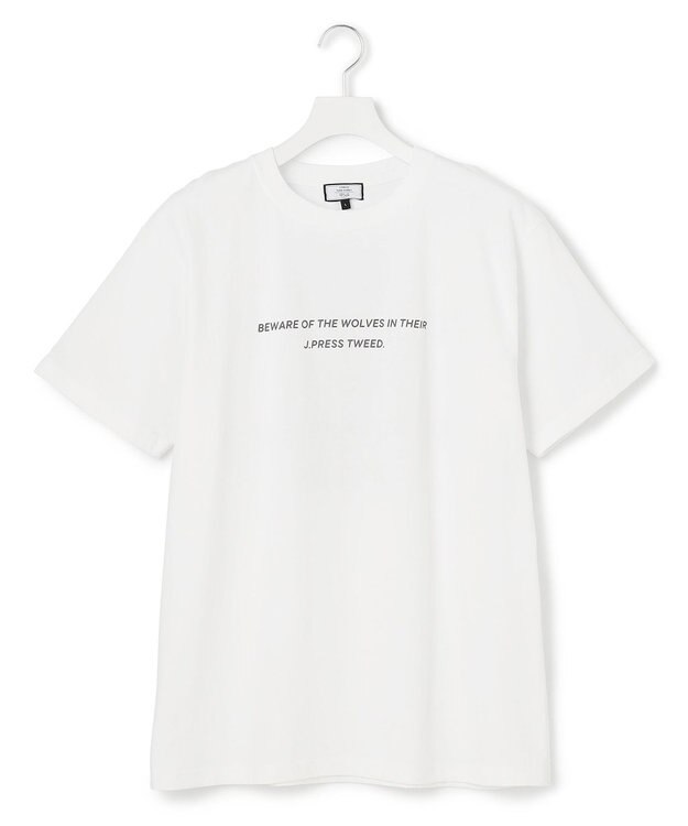 J.PRESS YORK STREET 【UNISEX】グラフィックTシャツ ホワイト系