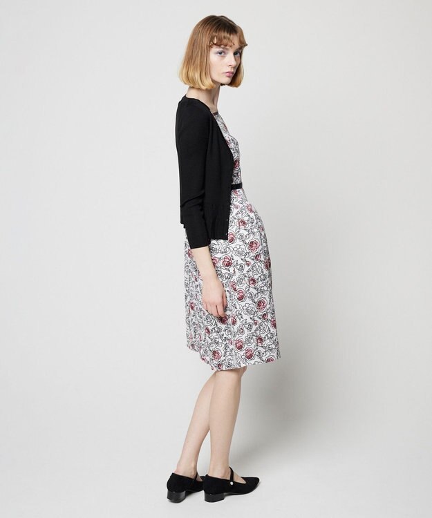 TOCCA 【洗える！】AJISAI VNECK カーディガン ブラック系