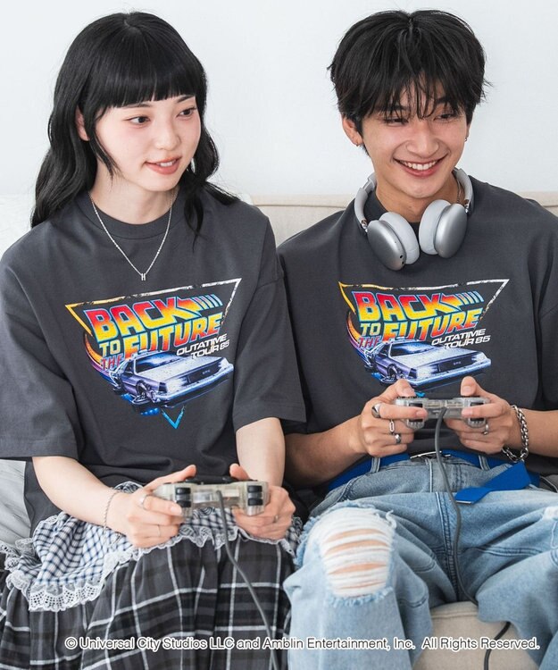 WEGO 【ミニオン / E.T. / バック・トゥ・ザ・フューチャー / デロリアン/ユニセックス着用ITEM/SMLサイズ展開】キャラクターズグラフィックT3（SS） 柄3