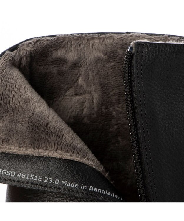 ing <ing>【WEB限定】ベルトデザインショートブーツ ブラック