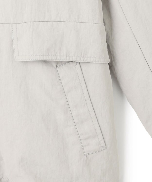 JOSEPH HOMME ナイロンスナバック　フードコート アイボリー系