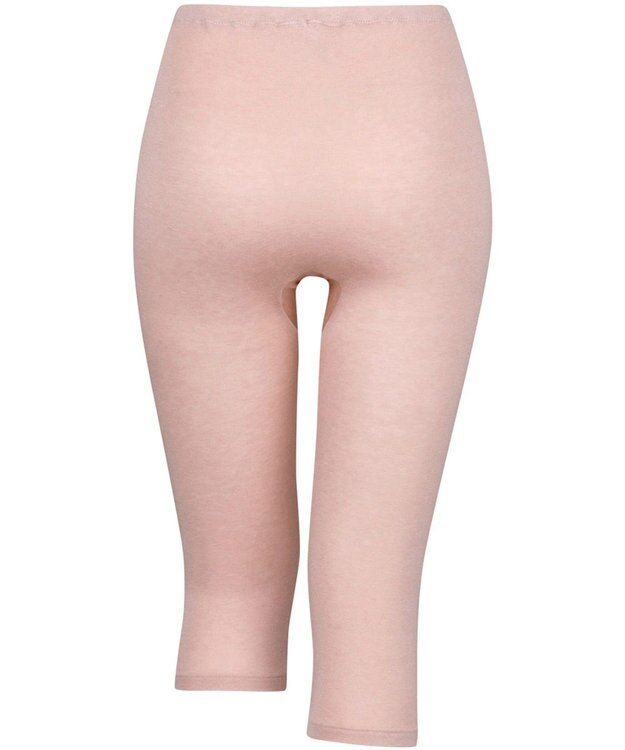 Wing あったかインナーボトム 綿混 裏起毛 よく伸びる素材 【ラクのびサーモ】 ひざ下丈 秋 冬 ER6613 ウイング／ワコール シェルピンク