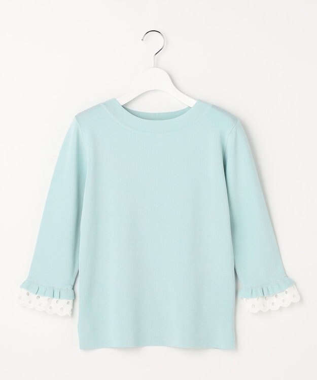 ANY SIS L レースポイント プルオーバー アイスブルー