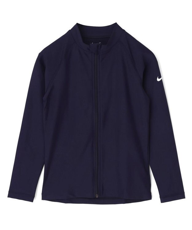 San-ai Resort（三愛水着楽園） 【NIKE】ナイキ GIRLS ロングスリーブ F/Z UV ハイドロガード ネイビー