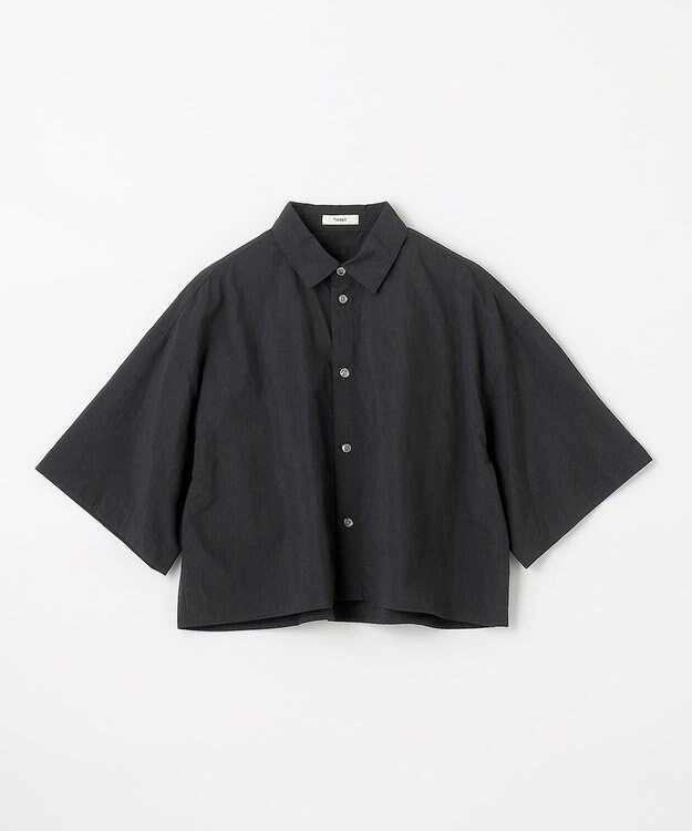 NAVE 【ReNAVE　撥水機能・UVカット・透湿・接触冷感・洗える】ナイロンタスランシャツ ブラック系