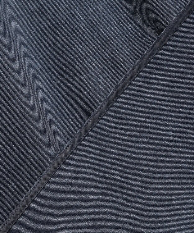 自由区 L 【セットアップ対応】ソフトリネンダンガリー シャツ ネイビー