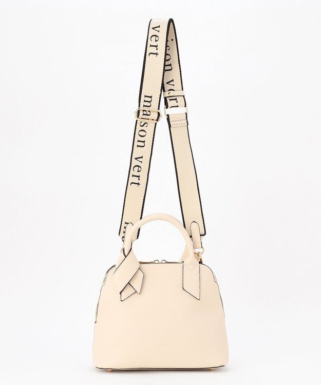 LA BAGAGERIE 【maison vert】 【超軽量/多収納】リボンハンドル2WAYバッグ ホワイト