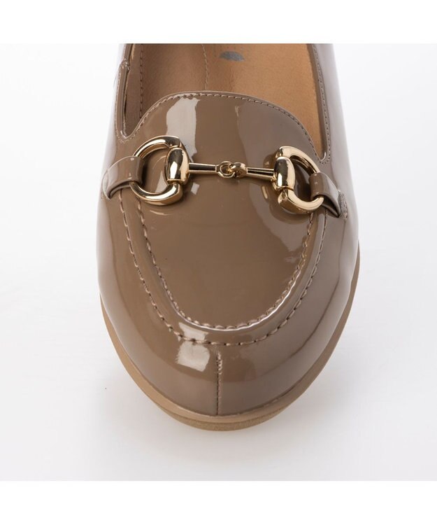 ing <ing>【WEB限定】【レイン対応】ヒールアップビットローファー オーク