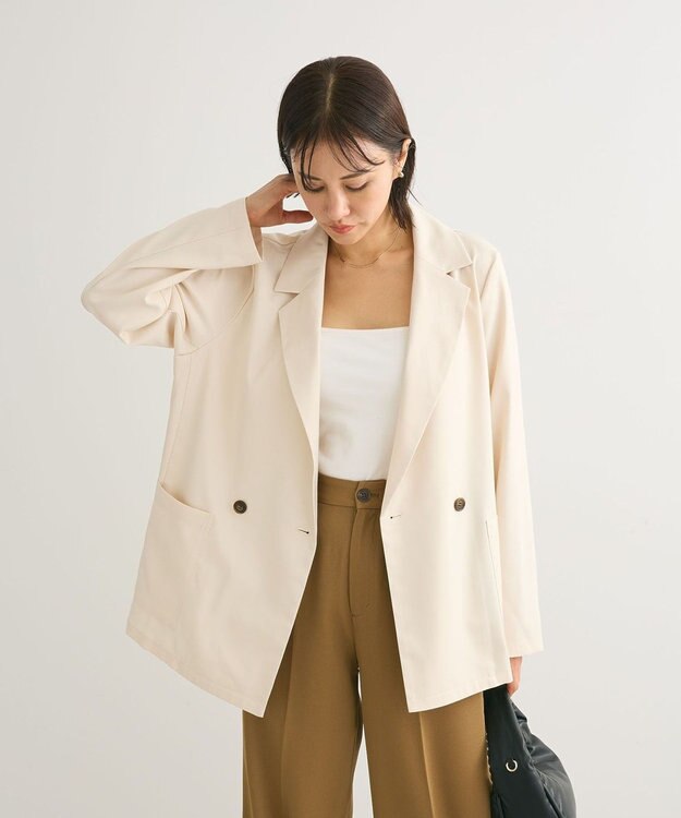 Green Parks ストレッチジャケット Ivory