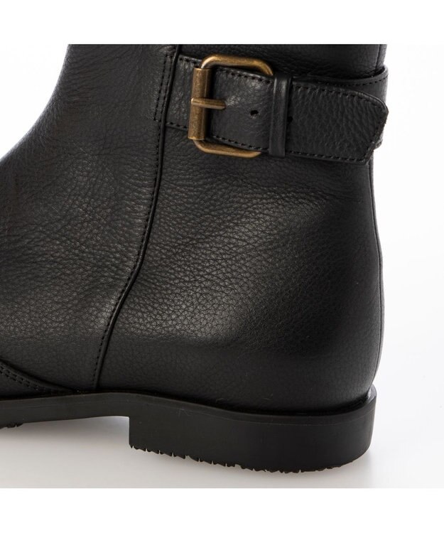 ing <ing>【WEB限定】ベルトデザインショートブーツ ブラック