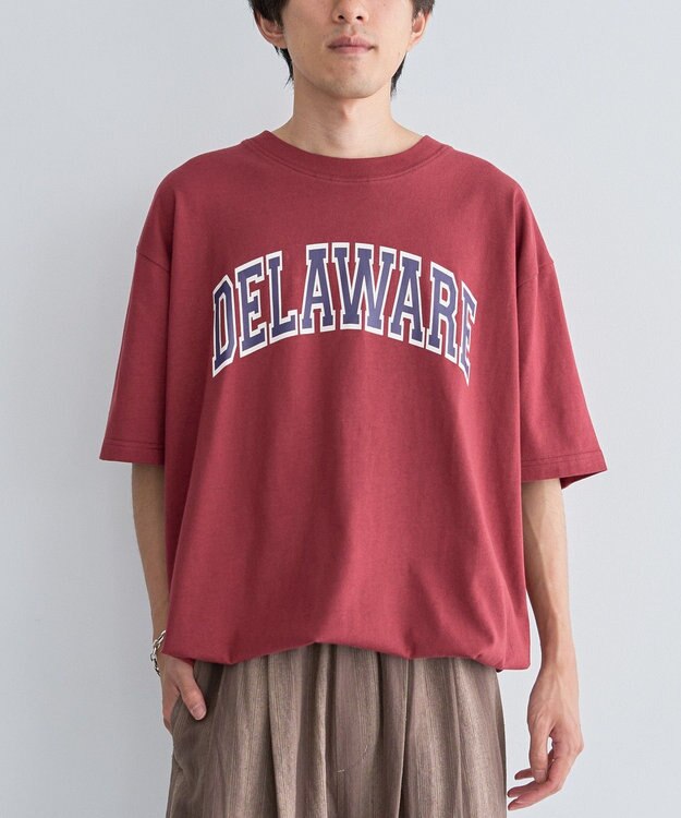 CRAFT STANDARD BOUTIQUE カレッジロゴグラフィックＴシャツ Red