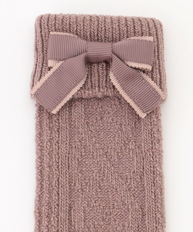 組曲 KIDS 【16-24㎝】ローゲージ ソックス ピンクベージュ系