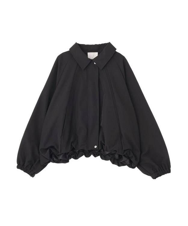 Green Parks 衿付きバルーンブルゾン Black