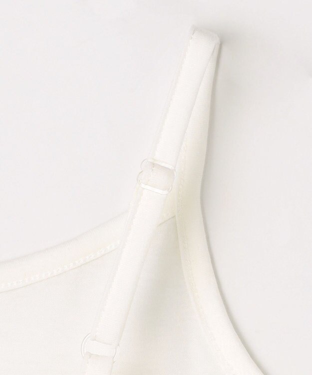 ANY KIDS 【洗濯機可能/吸汗速乾】裾レース ドライタッチ キャミソール オフホワイト