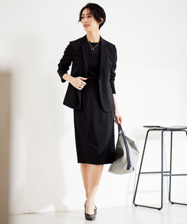 ICB リネン混ワンショルダー モスグレー系