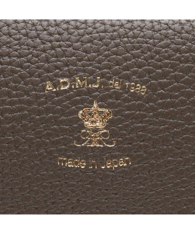 A.D.M.J. 【New】牛革ボストン34cm アカスミ