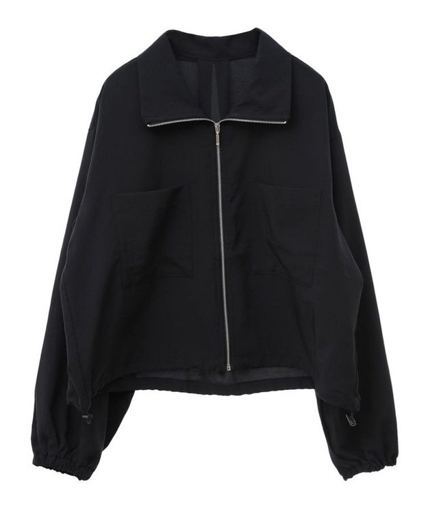 Green Parks ライトＺＩＰシャツブルゾン Black