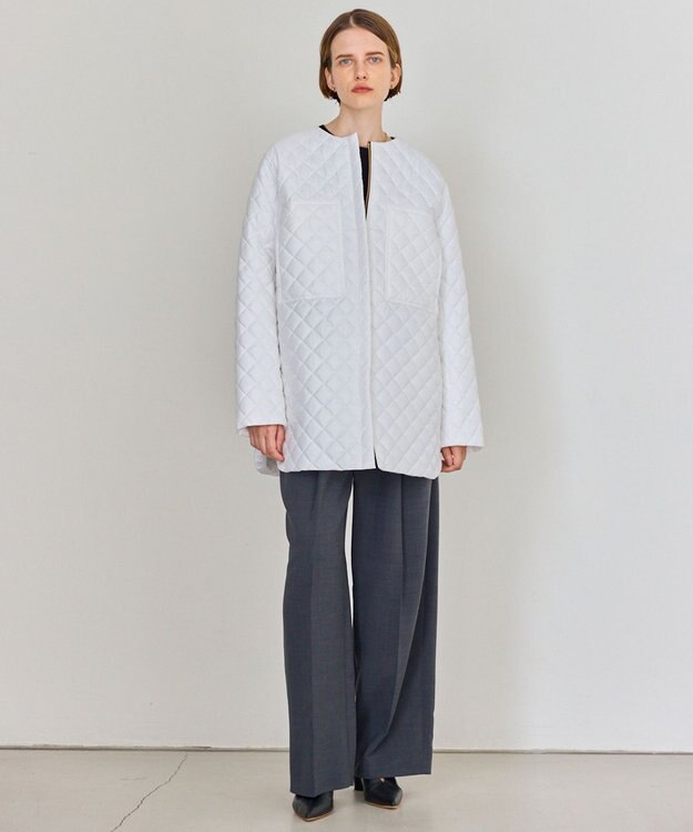 BEIGE， 【WEB限定・洗える】COINTET / 中綿キルティングコート Ecru