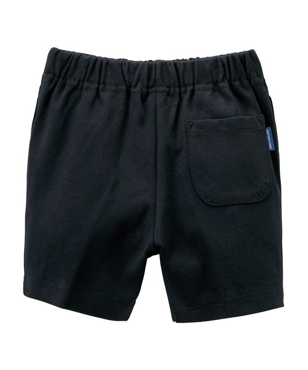 MIKI HOUSE HOT BISCUITS 【90-130cm】綿素材のハーフパンツ 紺