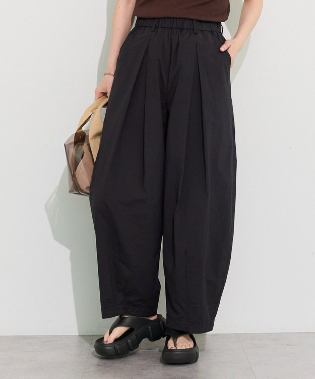 Green Parks 撥水加工バルーンパンツ Black