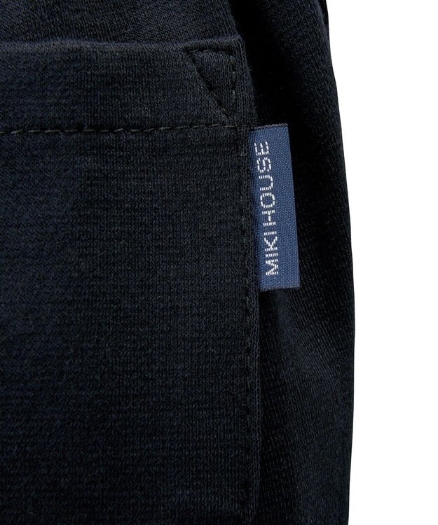 MIKI HOUSE HOT BISCUITS 【90-130cm】綿素材のハーフパンツ 紺