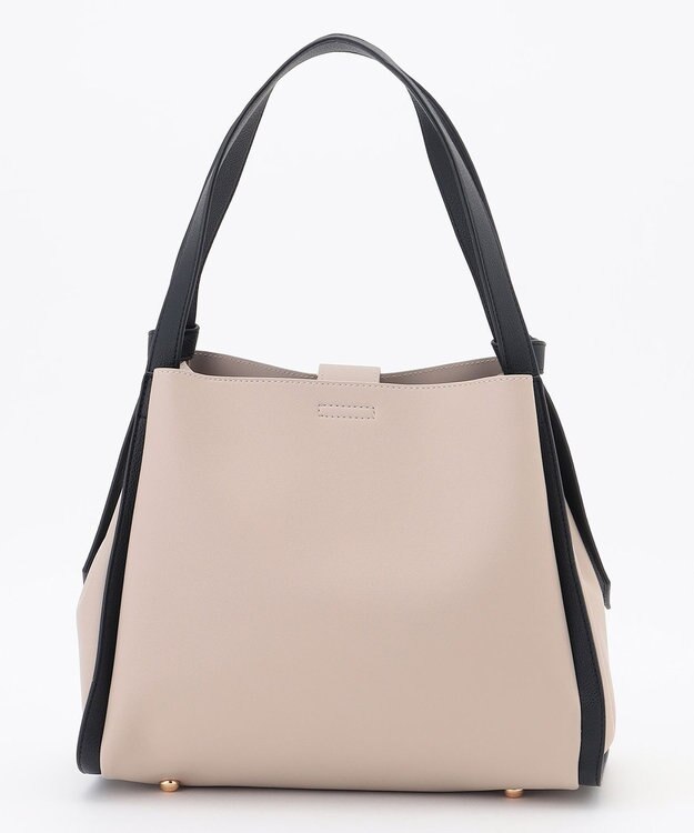 組曲 ノットデザイン トートバッグ ライトグレー系