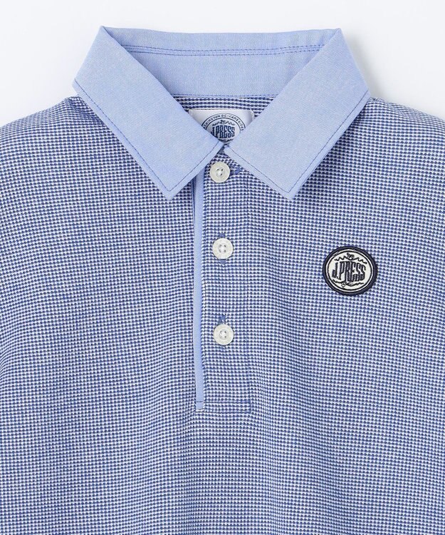 J.PRESS KIDS 【100-130cm】カノコ ライク 半袖ポロシャツ ブルー系