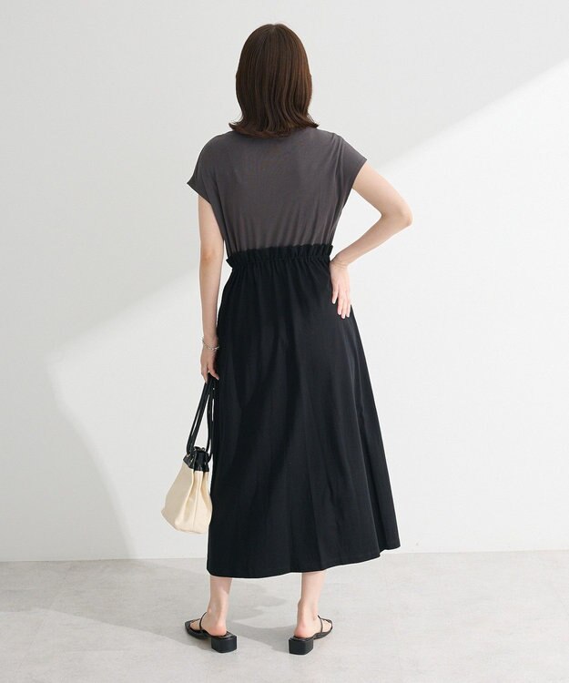 Green Parks ・ＳＵＧＡＲ　ＳＰＯＯＮフレンチリブドッキングワンヒ Khaki