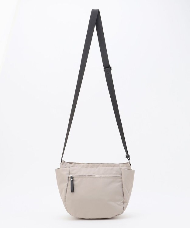 LA BAGAGERIE 【MONICA】ラウンドショルダーバッグ ライトグレー