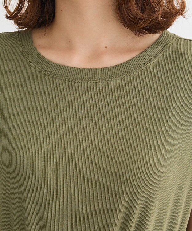 Green Parks ・ＳＵＧＡＲ　ＳＰＯＯＮフレンチリブドッキングワンヒ Khaki