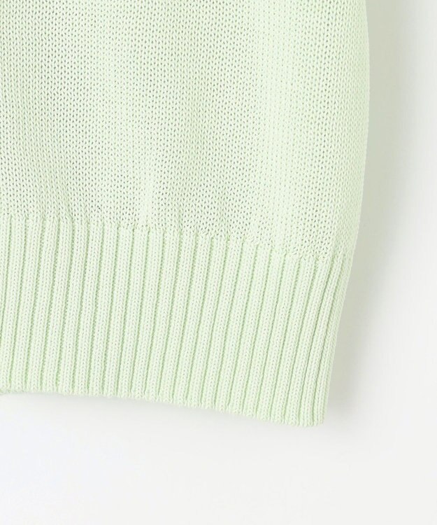 #Newans 〈花乃まりあさんコラボ〉コットンコードカーディガン ライトグリーン