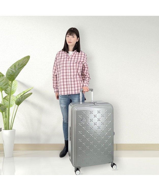 Samsonite アメリカンツーリスター スーツケース 102L(/112L) パクストラ スピナー75 PAXTRA グレー