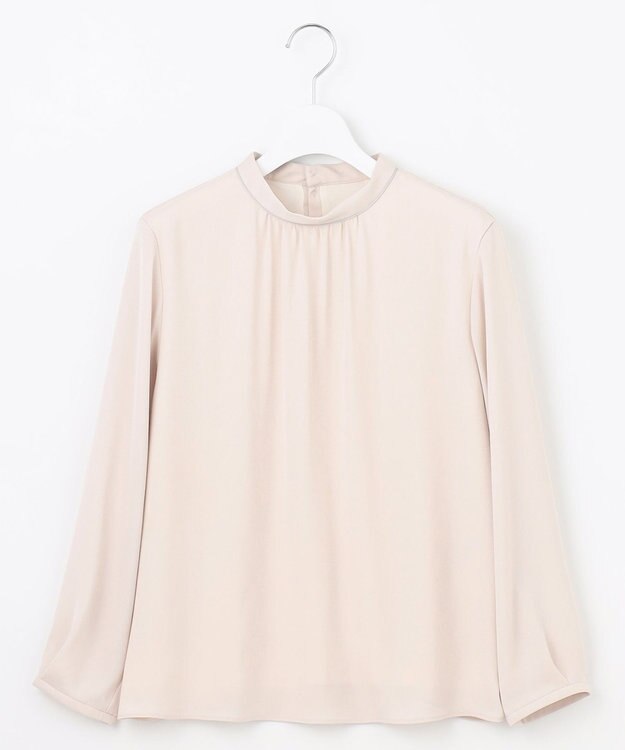 J.PRESS LADIES バックサテンジョーゼット カットソー ピンク系