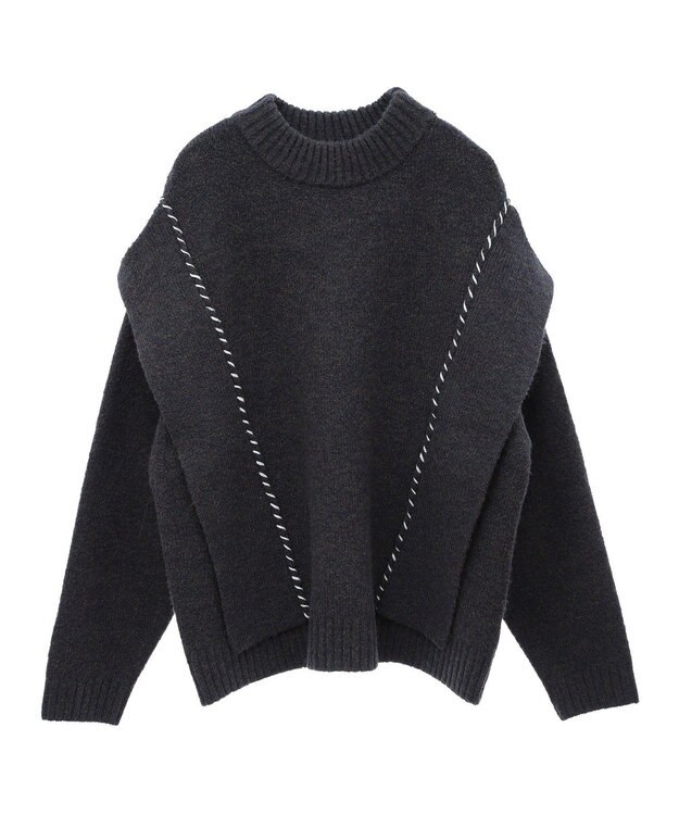 洗える/ハンドステッチデザインニットプルオーバー / CRAFT STANDARD