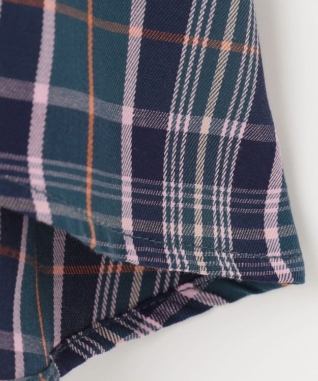 組曲 KIDS 【110-140cm】ブリティッシュ ブラウス グリーン系3